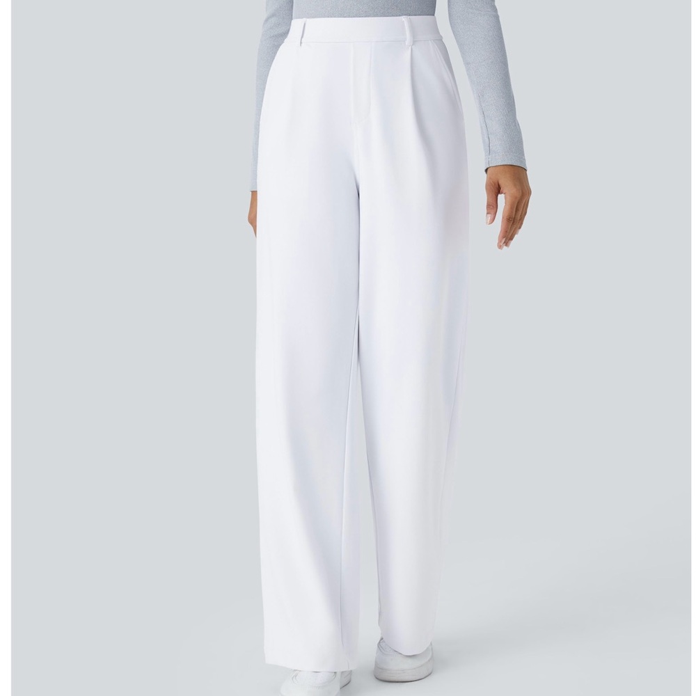 Halara high waisted pocket straight leg work pants xsmall brand new w tags